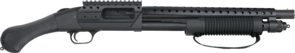 MOSSBERG 590 SHOCKWAVE SPX - 12GA 3" 6RD W/ BREACHER BLUED