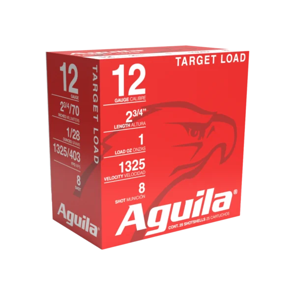 AGUILA 12GA 2 3/4" HV SPT #8 25RD BX 10 BXS PER CS